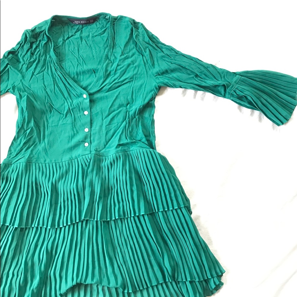 Zara pleat dress